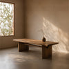 Onyx Grain Wooden Bench